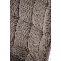 Scaun tapitat living/sufragerie Halmar K548, cadru metal, spatar matlasat, stil clasic, 47x55x84x43cm, stofa, verde