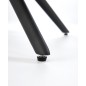 Scaun tapitat de living, rotativ la 180 de grade, design modern, cadru metalic, piele si stofa, gri Scaun tapitat de living, rotativ la 180 de grade, design modern, cadru metalic, piele si stofa, gri