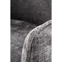 Scaun tapitat living/sufragerie Halmar K559, cadru metal,  stil modern, 60x59x85x47cm, stofa, gri