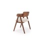Scaun din lemn masiv pentru living si dining, tapitat cu stofa, stil scandinav, latime 55 cm, nuc/bej deschis Scaun din lemn masiv pentru living si dining, tapitat cu stofa, stil scandinav, latime 55 cm, nuc/bej deschis