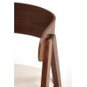 Scaun tapitat living/sufragerie Halmar K562, cadru lemn, stil scandinav, 55x49x75x45cm, stofa, bej