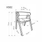 Scaun din lemn masiv pentru living si dining, tapitat cu stofa, stil scandinav, latime 55 cm, nuc/bej deschis Scaun din lemn masiv pentru living si dining, tapitat cu stofa, stil scandinav, latime 55 cm, nuc/bej deschis
