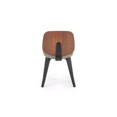 Scaun tapitat living/sufragerie Halmar K563, cadru lemn,  stil clasic, 54x45x81x45cm, stofa, gri