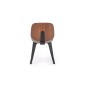 Scaun clasic din lemn, pentru living, tapiterie stofa, inaltime 81 cm, model Halmar, gri
