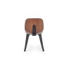 Scaun tapitat living/sufragerie Halmar K563, cadru lemn,  stil clasic, 54x45x81x45cm, stofa, gri