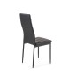 Scaun sufragerie Halmar K70, design modern, cadru metal, 41x50x98cm, piele neagra Scaun sufragerie Halmar K70, design modern, cadru metal, 41x50x98cm, piele neagra