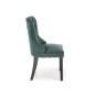 Scaun matlasat de sufragerie, pietre decorative, suporturi antiderapante, lemn si catifea, glamour, inaltime 100 cm, verde Scaun matlasat de sufragerie, pietre decorative, suporturi antiderapante, lemn si catifea, glamour, inaltime 100 cm, verde