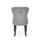 Scaun tapitat living, spatar matlasat, pietre decorative, cadru lemn, stil glamour, catifea, gri Scaun tapitat living, spatar matlasat, pietre decorative, cadru lemn, stil glamour, catifea, gri