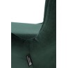 Scaun tapitat living/sufragerie Halmar K454, cadru metal,  stil modern, 46x55x83x48cm, catifea, verde