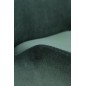 Scaun tapitat living/sufragerie Halmar K454, cadru antiderapant din metal, 46x55x83x48cm, catifea, verde