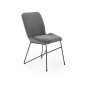 Scaun metalic de living, tapiterie din catifea, picioare antiderapante, tapiterie catifea, verde/negru Scaun metalic de living, tapiterie din catifea, picioare antiderapante, tapiterie catifea, verde/negru