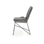 Scaun metalic de living, tapiterie din catifea, picioare antiderapante, tapiterie catifea, verde/negru Scaun metalic de living, tapiterie din catifea, picioare antiderapante, tapiterie catifea, verde/negru