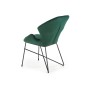 Scaun cu cadru metalic pentru sufragerie, antiderapant, modern, 57x62x82x49cm, catifea, verde Scaun cu cadru metalic pentru sufragerie, antiderapant, modern, 57x62x82x49cm, catifea, verde