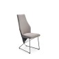 Scaun de sufragerie Halmar, cadru metalic, baza antiderapanta, tapiterie din catifea gri, 44x96 cm Scaun de sufragerie Halmar, cadru metalic, baza antiderapanta, tapiterie din catifea gri, 44x96 cm