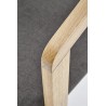 Scaun living/sufragerie Halmar Azul 2, cadru lemn, stil modern, 50x53x79x44cm, textil, gri/maro