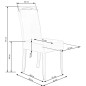 Scaun din lemn si tapiterie din catifea, pentru living, maner, design clasic, gri si negru