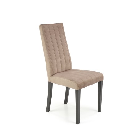 Scaun living/sufragerie Halmar Diego 2, cadru lemn, stil clasic, spatar matlasat, 47x59x99x47cm, catifea, bej