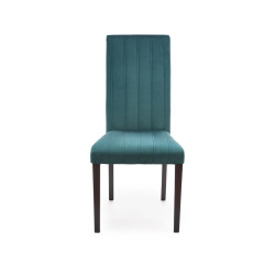 Scaun tapitat living/sufragerie Halmar Diego 2, cadru lemn, stil clasic, spatar matlasat, 47x59x99x47cm, catifea, verde