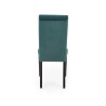 Scaun tapitat living/sufragerie Halmar Diego 2, cadru lemn, stil clasic, spatar matlasat, 47x59x99x47cm, catifea, verde