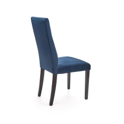 Scaun tapitat living/sufragerie Halmar Diego 2, cadru lemn, stil clasic, spatar matlasat, 47x59x99x47cm, catifea, albastru