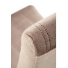 Scaun tapitat living/sufragerie Halmar Diego 3, cadru lemn, stil clasic, spatar matlasat, 47x59x99x47cm, catifea, bej