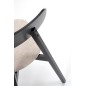 Scaun modern pentru dining/bucatarie, Halmar Hylo, cadru din lemn negru, tapiterie textila, crem, 48x55x82x47 cm Scaun modern pentru dining/bucatarie, Halmar Hylo, cadru din lemn negru, tapiterie textila, crem, 48x55x82x47 cm
