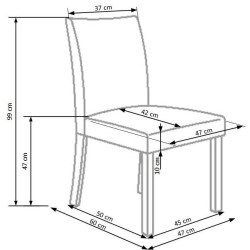 Scaun tapitat living/sufragerie Halmar Norbert, cadru lemn, stil clasic, 47x58x99x47cm, catifea, bej/crem