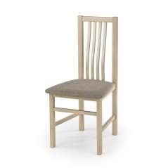 Scaun dining/bucatarie Halmar Pawel, cadru lemn, stil clasic, 46x48x94cm, textil, bej