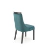 Scaun tapitat living/sufragerie Halmar Royal, cadru lemn, stil clasic, 50x61x94x49cm, catifea, verde