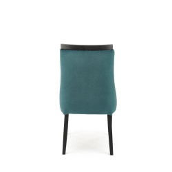 Scaun tapitat living/sufragerie Halmar Royal, cadru lemn, stil clasic, 50x61x94x49cm, catifea, verde