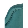 Scaun tapitat living/sufragerie Halmar Toledo 2, cadru lemn, stil clasic, 57x56x86x47cm, catifea, verde