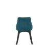 Scaun tapitat living/sufragerie Halmar Toledo 3, cadru lemn, stil clasic, spatar matlasat, 57x56x86x47cm, catifea, verde