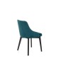Scaun living Halmar Toledo 3, cadru lemn, stil clasic, spatar matlasat, 57x56x86x47 cm, tapiterie catifea verde