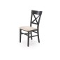 Scaun bucatarie, stofa clasica si lemn, 45x49x90 cm, bej, negru Scaun bucatarie, stofa clasica si lemn, 45x49x90 cm, bej, negru