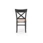 Scaun bucatarie, stofa clasica si lemn, 45x49x90 cm, bej, negru Scaun bucatarie, stofa clasica si lemn, 45x49x90 cm, bej, negru