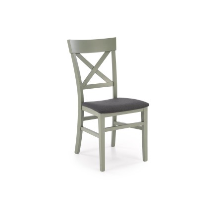 Scaun dining/bucatarie Halmar Tutti 2, cadru lemn, stil scandinav, 45x49x90x45cm, textil, gri