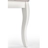 Scaun dining/bucatarie Halmar Velo, cadru lemn, stil clasic, 44x53x96x47cm, lemn, alb/gri