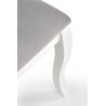 Scaun dining/bucatarie Halmar Velo, cadru lemn, stil clasic, 44x53x96x47cm, lemn, alb/gri