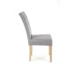 Scaun pentru living, tapitat, design clasic, cadru lemn, 48x69x98x48 cm, catifea, gri Scaun pentru living, tapitat, design clasic, cadru lemn, 48x69x98x48 cm, catifea, gri