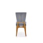 Scaun tapitat pentru sufragerie, cadru lemn, stil clasic, 43x56x91x48cm, catifea gri Scaun tapitat pentru sufragerie, cadru lemn, stil clasic, 43x56x91x48cm, catifea gri