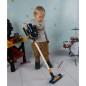 Aspirator vertical pentru copii, 3 varfuri interschimbabile, sunete, bile dinpolistiren, 8.5x69x14.5 cm