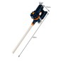 Aspirator vertical pentru copii, 3 varfuri interschimbabile, sunete, bile dinpolistiren, 8.5x69x14.5 cm