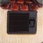 Lampa solara decorativa forma casuta, LED alb cald, design vesel, 17.5 cm, IP44