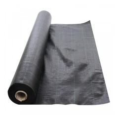 Folie agrotextil, antiburuieni, filtru UV, 1.1x50 m,polietilena 70g/mp, negru