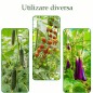 Arac plante, lungime 120 cm, diametru 16 mm, teava otel si plastic Arac plante, lungime 120 cm, diametru 16 mm, teava otel si plastic