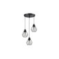 Lustra LED suspendata, model Otto, 3 pendule, diametru baza 29 cm, 35W, E27, IP20, pentru living