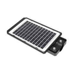 Lampa solara LED stradala, autonomie 6-20h, IP65, 6000K, 1200lm, 100W, 100 surse, negru