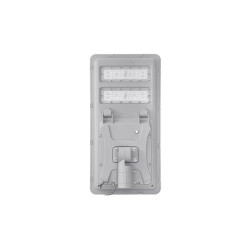Lampa solara LED stradala, autonomie 14h, 5000K, 4500lm, 200W, 60 surse, gri