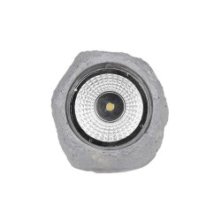 Lampa solara gradina LED piatra, autonomie 6-8h, IP44, 6500K, 5lm, 0.06W, 1 sursa, gri