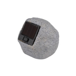 Lampa solara gradina LED piatra, autonomie 6-8h, IP44, 6500K, 5lm, 0.06W, 1 sursa, gri
